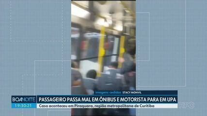 Passageiro passa mal em ônibus e motorista invade UPA para