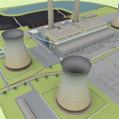 Coal Power Plant D Model