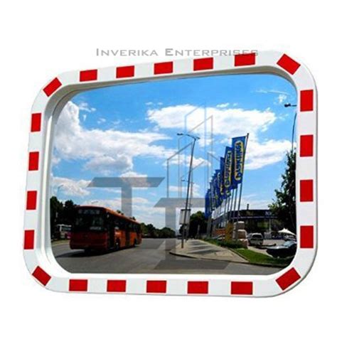 Inverika Polycarbonate Convex Mirror Rectangular Size Mm