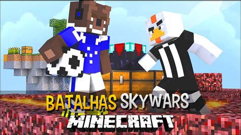 Minecraft Cruzeiro vs Atlético Batalhas SkyWars YouTube