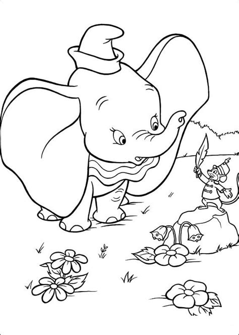 Desenhos De Dumbo Feliz Para Colorir E Imprimir Colorironline