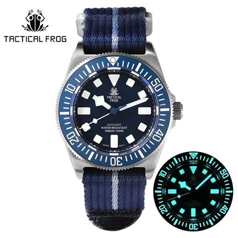 Reloj táctico de rana para hombre accesorio de pulsera de titanio FXD