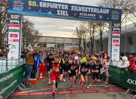 Erfurter Silvesterlauf Schnelle Rennen Zum Jubil Um Laufszene