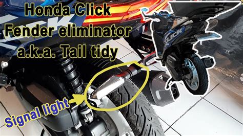 Honda Click Tail Tidy With Signal Light And Jpa Tail Light