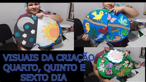 COMO FAZER OS VISUAIS DA CRIAÇÃO DO QUARTO QUINTO E SEXTO DIA YouTube