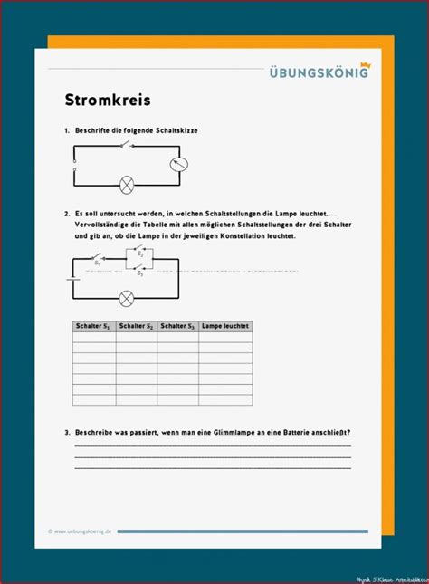 Modisch Physik 5 Klasse Arbeitsblätter Sie Müssen Es Heute Versuchen