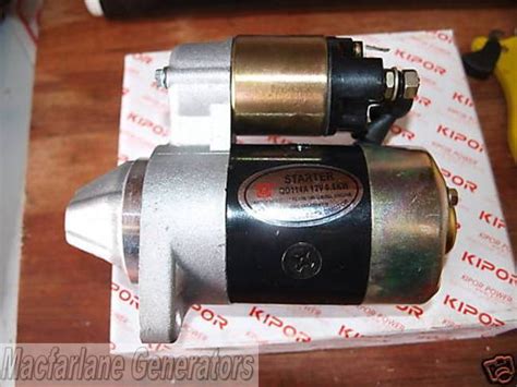Kipor Starter Motor Kde6700 Id6000