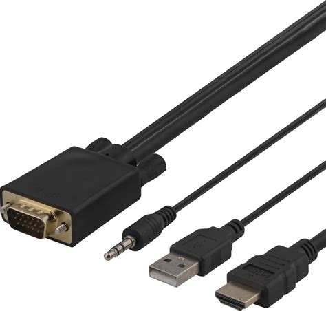 bol.com | DELTACO VGA-HDMI12 VGA naar HDMI- en audiokabel - Full HD ...