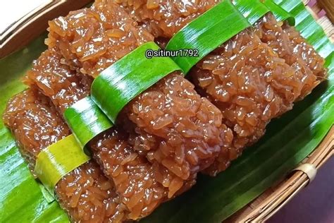 Resep Wajik Ketan Gula Merah Kukus Jajanan Tradisional Yang Rasanya