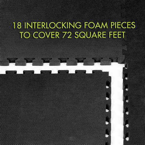 Prosourcefit Extra Thick Puzzle Exercise Mat Eva Foam Interlocking