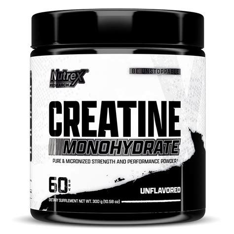 Nutrex Research Creatine Monohydrate Unflavored 60 Powerful Muscle Enhancer Dr Nutrition Uae