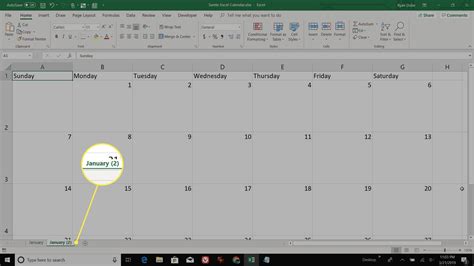 How To Make A Calendar In Excel