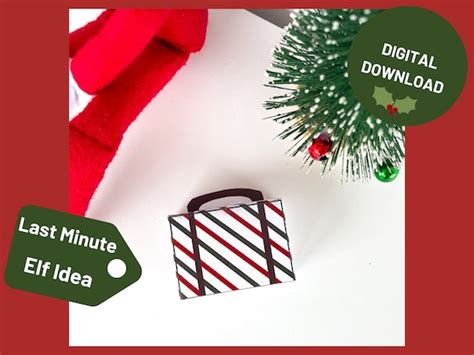Elf Suitcase Printable Download Elf On The Shelf Accessories Etsy