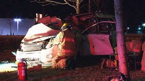 Brossard 2 Car Crash Sends Man To Hospital In Critical State Cbc News