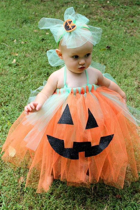 Pumpkin Halloween Costume Toddler Girl