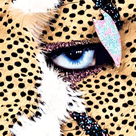 Glitter Cheetah Fur Pattern · Creative Fabrica