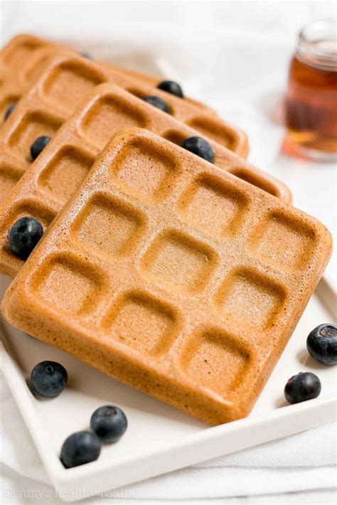 The Ultimate Healthy Buttermilk Waffles Baked Or Waffle Iron Amy S Healthy Baking