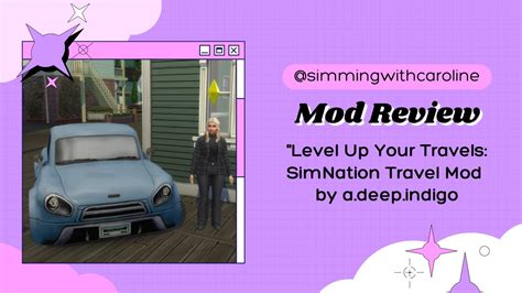 Level Up Your Travels Simnation Travel Mod By A Deep Indigo Youtube