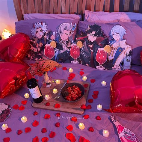 A Valentine S Dinner Of A Genshin Impact Player Who Said You Can T Have A Dinner Date With Your