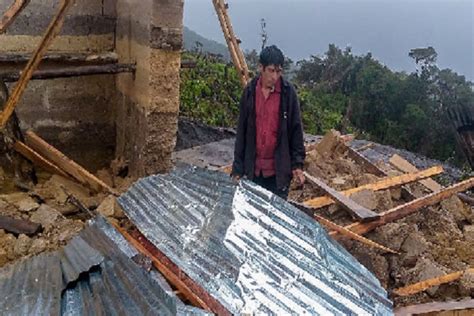 Lluvias Intensas Causan Estragos En Varios Distritos De Huánuco En Cayrán Dañó 128 Viviendas