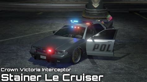 Stainer Le And Unmarked Cruiser Crown Victoria Interceptor The Chop Shop Dlc Update Gta