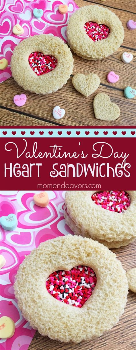 Cute And Easy Heart Sandwiches Mom Endeavors