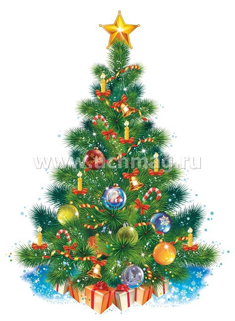 Вырубная оформительская фигура "Новогодняя ель" – купить по цене: 96,30 ...