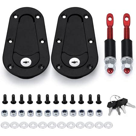 Amazon Carbon Fiber Racing Car Bonnet Plus Flush Mount Hood Latch