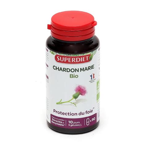 Super Diet Chardon marie Bio gélules Protection du Foie Vegan