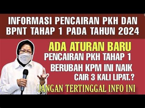 Informasi Terbaru Pencairan Pkh Bpnt Tahap Tahun Aturan Baru