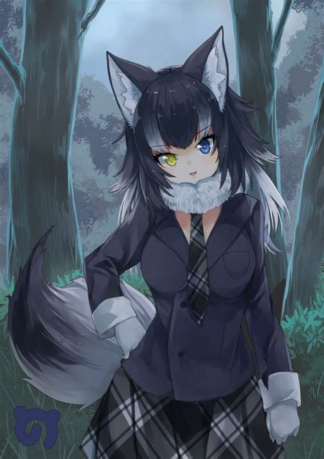 Pin On Grey Wolf Kemono Friends