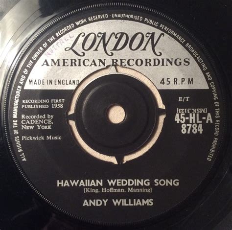 Andy Williams - Hawaiian Wedding Song (Vinyl) | Discogs