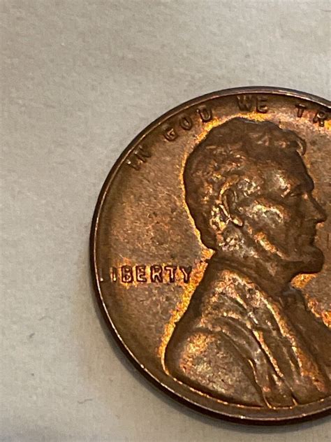 D Wheat Penny L On Rim Filled In Mint Mark Ebay