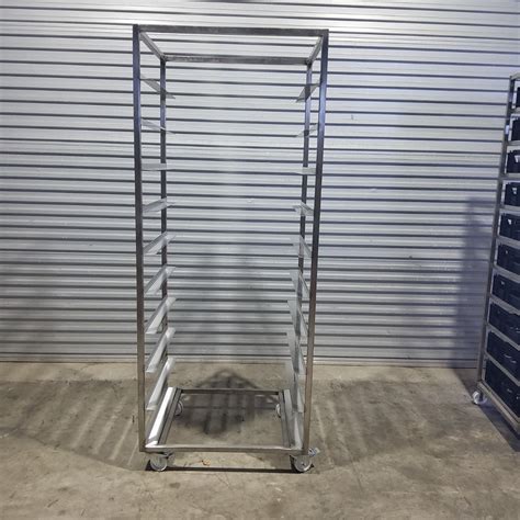 New Bread Crate Rack Stainless Steel10 Tray Capacity 23ac04