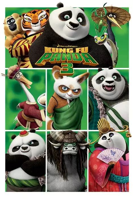 Kung Fu Panda Bohaterowie Plakat Galeria Plakatu