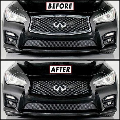 SlickMod Chrome Delete Blackout Vinyl Overlay For 2014 2017 Infiniti