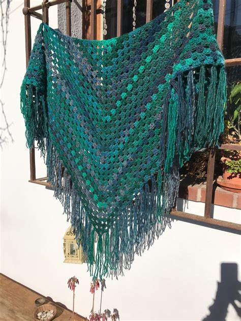 Pin De Clara Martinez En Chal Triangular Crochet Ll