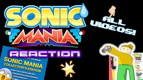 Sonic Mania Reaction With Opening Animation Youtube