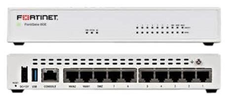 Fortinet FortiGate 60E 10 X GE RJ45 Ports Including 7 X Internal Ports