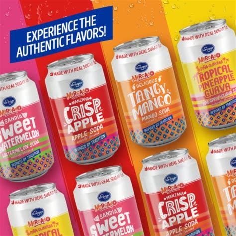 Kroger Mercado Mango Soda Cans Pk Fl Oz Kroger