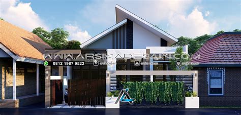 DESAIN RUMAH 10 X 22 Meter Pemilik Ibu Suryani Bogor ARSIKA