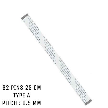 Nappe ZIF 32 Pins 25 Cm Type A