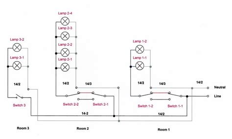 Wiring Diagram For 2 Way Lighting Circuit Electrical Wiring Work