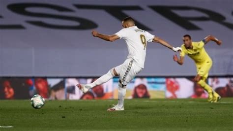 Ver Gol Real Madrid Vs Villarreal Karim Benzema Anotó De Penal Y Acerca Al Cuadro Merengue Al