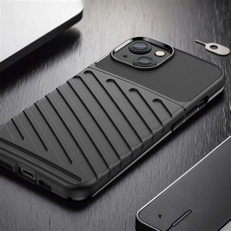 Flexi Thunder Shockproof Case For Apple Iphone Black