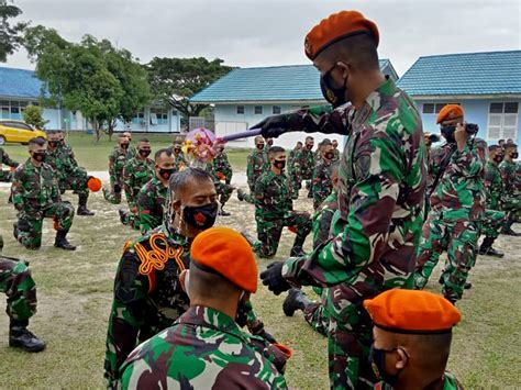 Yonko 462 Paskhas Upacara Korps Kenaikan Pangkat Periode 1 Oktober 2020