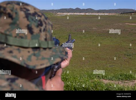 A U S Marine Corps Recruit With Delta Company St Recruit Training