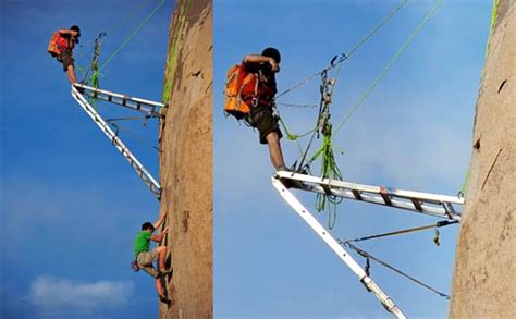 How To Use A Ladder In Rock Climbing Photography Petapixel