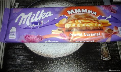 Шоколад Milka PEANUT CARAMEL Сладкоежкины грёзы отзывы