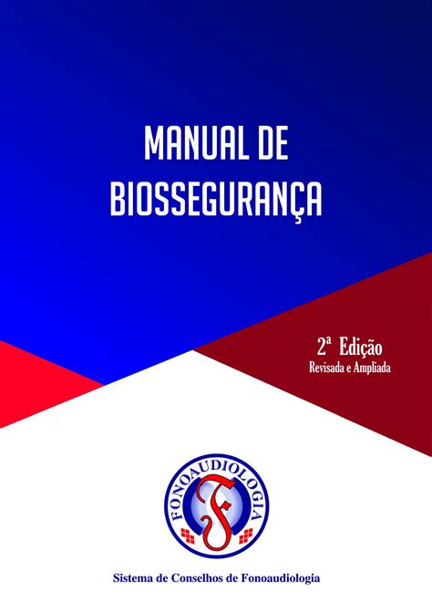 Manual de Biossegurança Conselho Federal de Fonoaudiologia